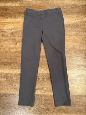 LOFT Slim Ankle Pants in Charcoal Gray
